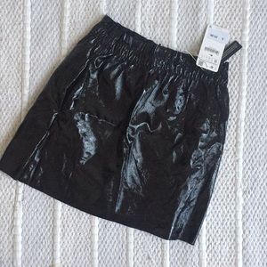 Zara pleather skirt